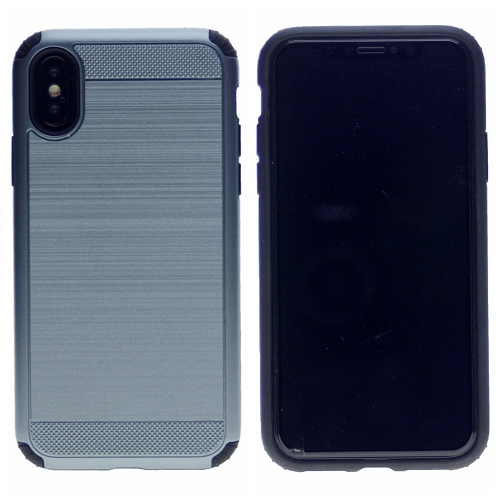 Iphone XS Max Blushed Texture Hard Cover Case, Gray