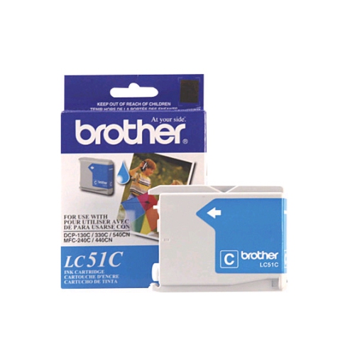 BROTHER INK CART LC51C CYAN