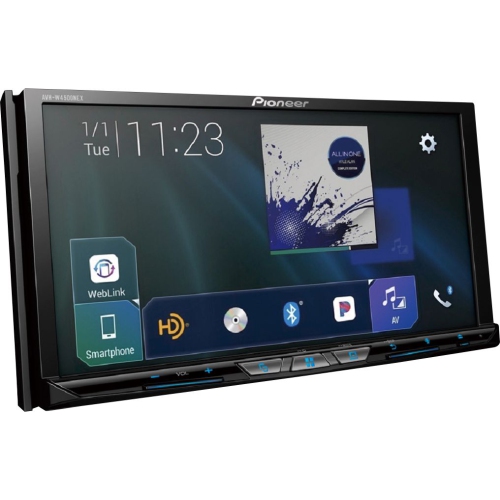 Pioneer AVH-W4500NEX Flagship In-Dash Receiver with 6.94" WVGA Clear Resistive Touchscreen - Bonus Singh Pop Up Phone Holder