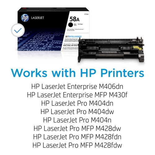 HP 58A Black Original Toner Cartridge
