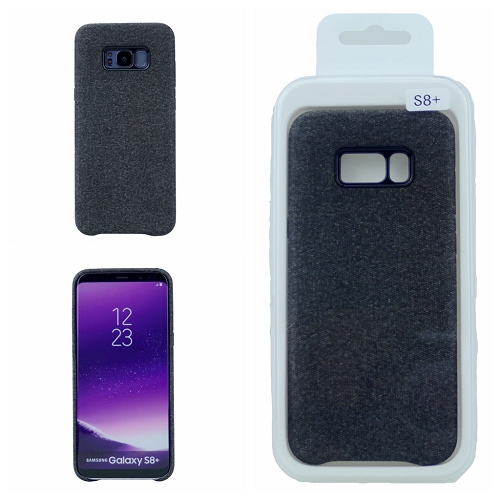 Samsung – Étui protecteur en tissu pour S8 plus, noir