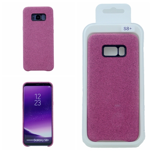 Étui protecteur en tissu pour S8 plus de Samsung, rose