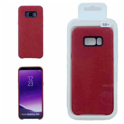 TopSave – Étui protecteur en tissu pour S8 plus de Samsung, rouge