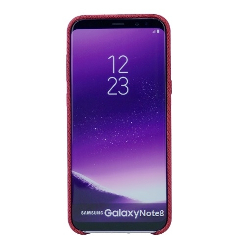Samsung – Étui protecteur en tissu pour Note8, rouge