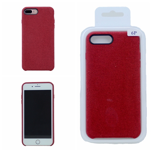 Iphone 6 Plus, Iphone 6s Plus Fabric Protective Case, Red