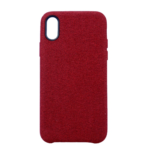 CC  Fabric Protective Case for Iphone X(10) Or Iphone Xs In Red