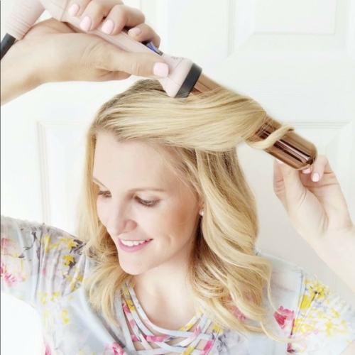 L'ange Hair Lustré 32MM Blush Titanium Digital Wand