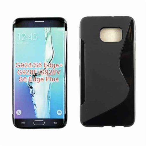 【CSmart】Ultra Thin Soft TPU Silicone Jelly Bumper Back Cover Case for Samsung Galaxy S6 Edge Plus, Black