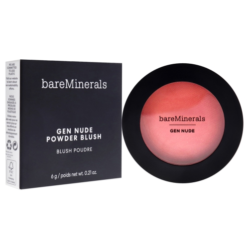 Gen Nude Powder Blush - Peachy Keen by bareMinerals for Women - 0.21 oz Blush
