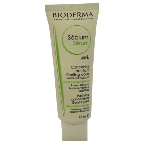 Sebium Serum Purifying Concentrate Gentle Peel by Bioderma for Unisex - 1.3 oz Serum