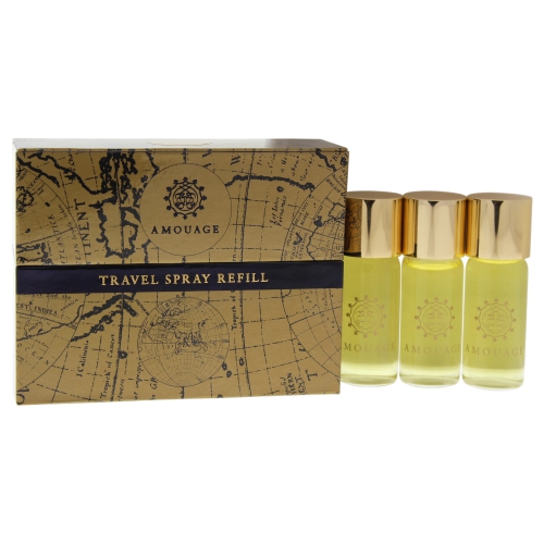 AMOUAGE  Honour By for Men - 3 PC Mini Gift Set 3 X 0.33OZ Edp Spray (Refill)