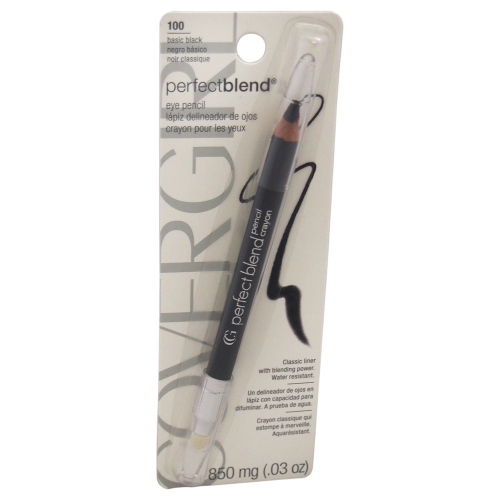 Perfect Blend Eye Pencil - # 100 Basic Black by CoverGirl for Women - 0.3 oz Eye Pencil
