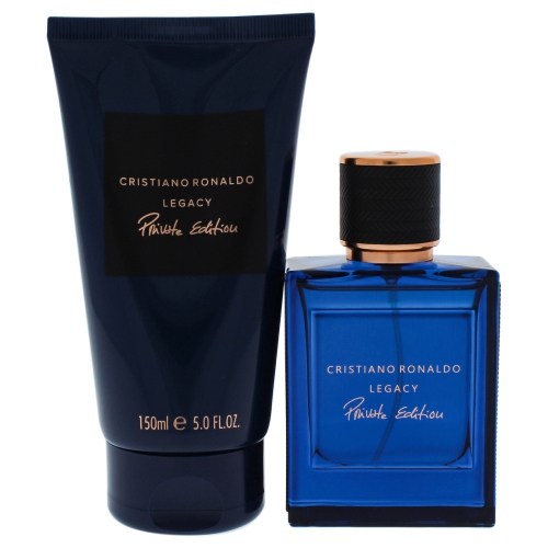Legacy Private Edition by Cristiano Ronaldo for Men - 2 Pc Gift Set 1.7oz EDP Spray, 5.0oz Shower Gel