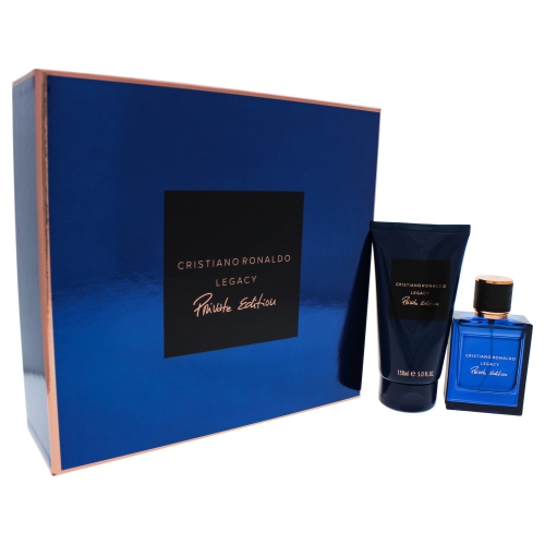 Legacy Private Edition by Cristiano Ronaldo for Men - 2 Pc Gift Set 1.7oz EDP Spray, 5.0oz Shower Gel