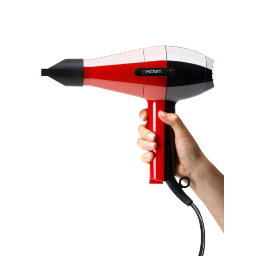 Elchim Classic 2001 High Pressure Hair Dryer, Red & Black