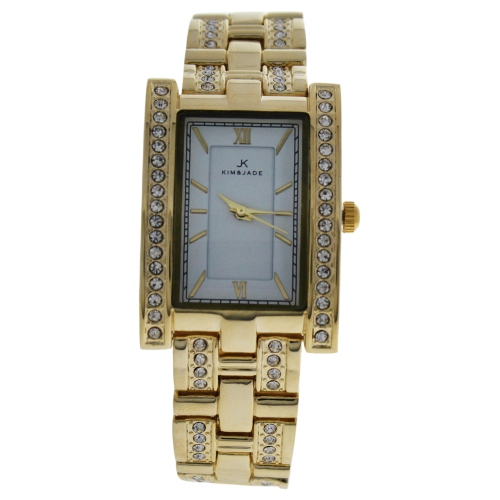 KIM & JADE  2060L-Gw Stainless Steel Bracelet Watch By Kim And Jade for Women - 1 PC Watch In Gold