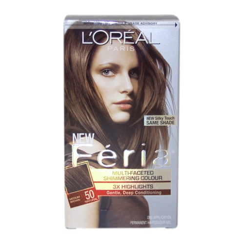 Feria Multi Faceted Shimmering Color 50 Medium Brown Natural