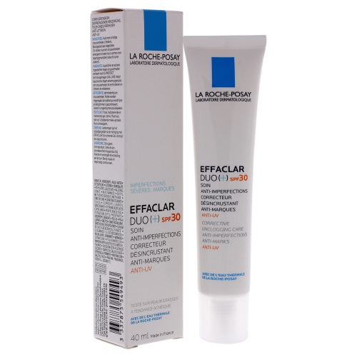 Effaclar Duo Plus Anti-Imperfections SPF 30 by La Roche-Posay for Unisex - 1.35 oz Treatment