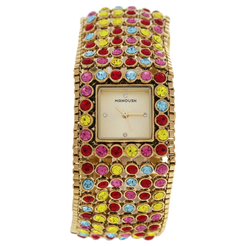 MANOUSH  Mshmar Marilyn - Gold/ Stainless Steel Bracelet Watch By for Women - 1 PC Watch In Multicolor