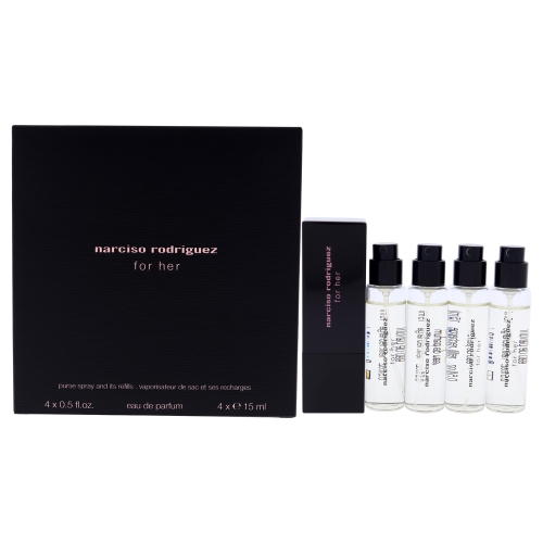 Narciso Rodriguez Miniature Set by Narciso Rodriguez for Women - 5 Pc Mini Gift Set 4 x 0.5oz EDP Spray, Purse Spray