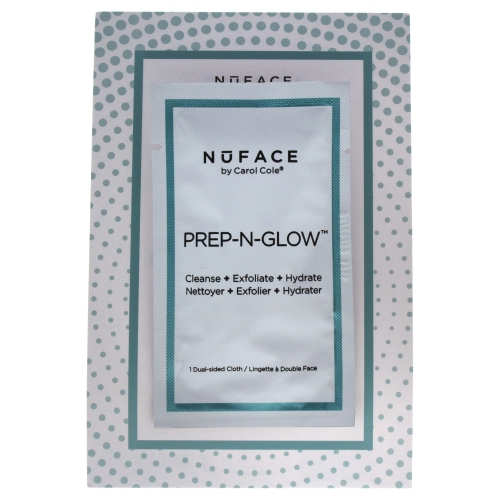 NUFACE  Prep-N-Glow Textured Cleansing Cloth By for Women - 1 PC Cloths You won’t believe how great your skin feels after using these wipes