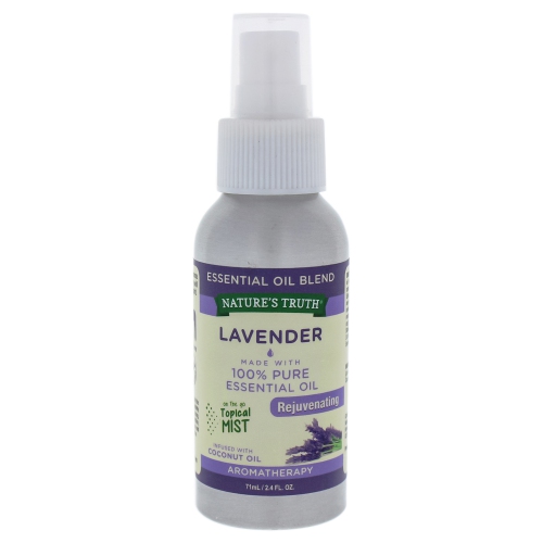 Lavender Rejuvenating Essential Oil Mist by Natures Truth for Unisex - 2.4 oz Spray