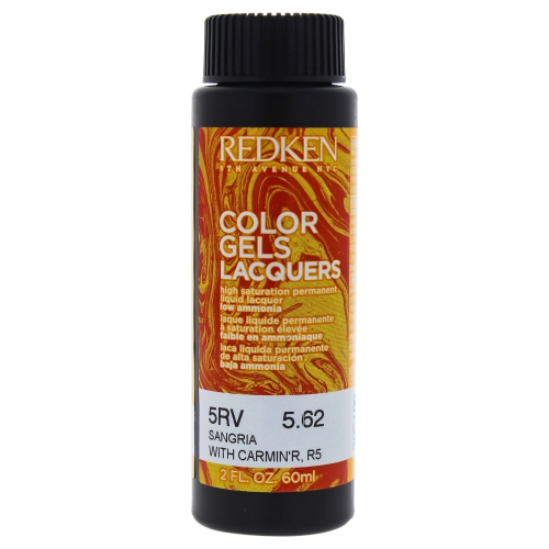 Vernis à ongles Color Gels laque - 5RV Sangria par Redken pour unisexe - colorant capillaire 2 oz