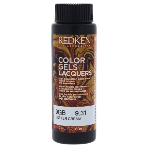 Colorant à cheveux Color Gels lasses – Crème au beurre de 9 Go par Redken pour unisexe – colorant capillaire de 2 oz