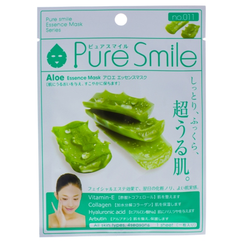 Essence Mask - Aloe by Pure Smile for Women - 0.8 oz Mask