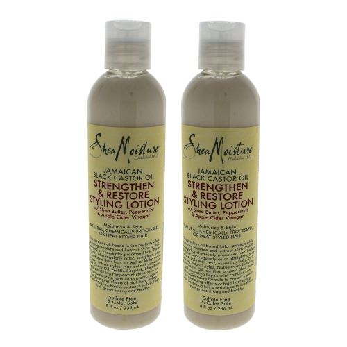 Jamaican Black Castor Oil Strengthen and Restore Styling Lotion by Shea Moisture for Unisex - 8 oz L