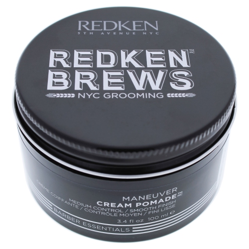 Brews Maneuver Cream Pomade by Redken for Unisex - 3.4 oz Wax