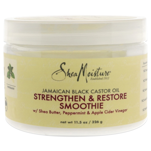 SHEA MOISTURE  Jamaican Castor Oil Strengthen And Restore Smoothie By for Unisex - 11.5 OZ Moisturizer In Black Your Hair Will Love the Jamaican Black Castor Oil