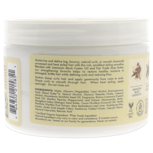 Jamaican Black Castor Oil Strengthen and Restore Smoothie by Shea Moisture for Unisex - 11.5 oz Moisturizer