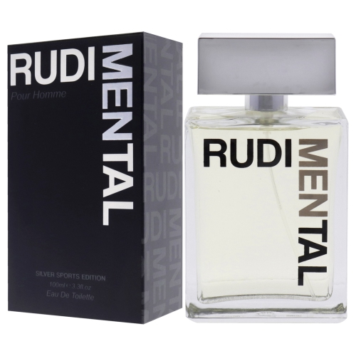 Rudimental Silver Sports Edition de Rudimental pour hommes - EDT en vaporisateur de 3.3 oz