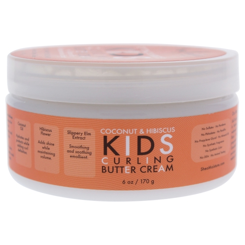 Coconut & Hibiscus Kids Curling Butter Cream by Shea Moisture for Kids - 6 oz Cream