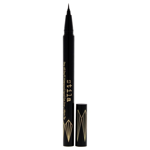 Stay All Day Waterproof Liquid Eye Liner Micro Tip - Intense Black by Stila for Women - 0.016 oz Eyeliner