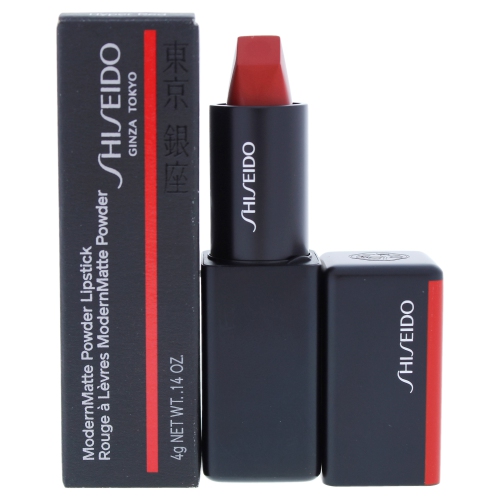 ModernMatte Powder Lipstick - 514 Hyper Red by Shiseido for Unisex - 0.14 oz Lipstick