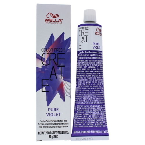 Color Fresh Create Semi-Permanent Color - Pure Violet by Wella for Women - 2 oz Hair Color