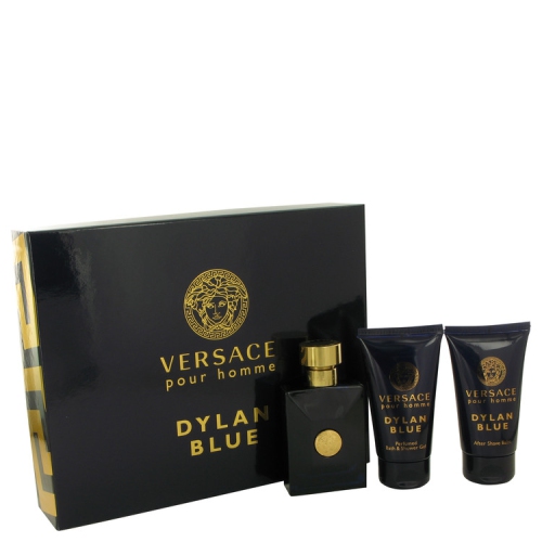 Dylan Blue by Versace for Men - 3 Pc Gift Set 1.7oz EDT Spray, 1.7oz After Shave Balm, 1.7oz Perfume