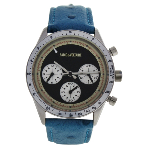 ZVM106 Master - Silver/Turquoise Leather Strap Watch by Zadig and Voltaire for Women - 1 Pc Watch