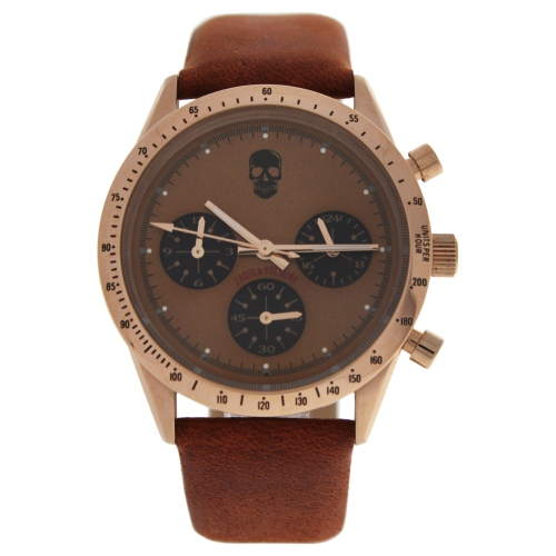 ZVM118 Master - Rose Gold/Brown Leather Strap Watch by Zadig and Voltaire for Women - 1 Pc Watch