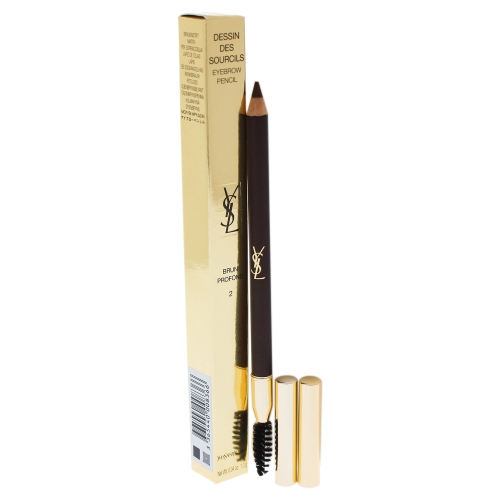 YVES SAINT LAURENT  Dessin Des Sourcils Eyebrow Pencil - 2 By for Women - 0.04 OZ Eyebrow Pencil In Dark Brown