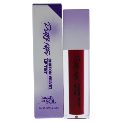 Pretty Filter Chiffon Velvet Lip Tint - 5 Pink Berry by Touch In Sol for Women - 0.2 oz Lipstick