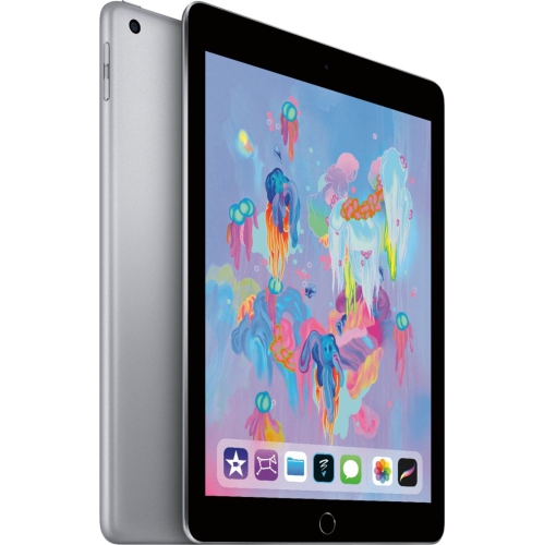 Apple iPad 9.7" 128GB with Wi-Fi (6th Generation) - Space Gray by APPLE - Refurbished condition - Image 4