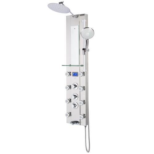 BLUE OCEAN  Ocean 52" Stainless Steel Thermostatic Shower Panel (Spv962332)