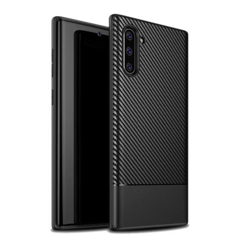 PANDACO – Étui en fibre de carbone noire pour Galaxy Note 10 de Samsung