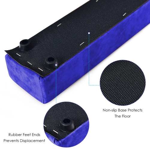 Costway 7FT Folding Floor Balance Beam Gymnastics Equipment for Practice Training