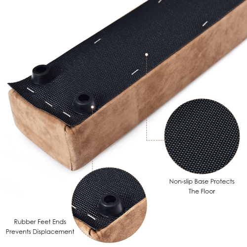 Costway 7FT Folding Floor Balance Beam Gymnastics Equipment for Practice Training