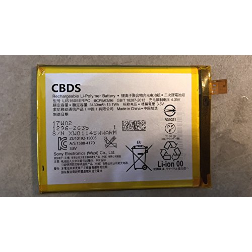 CBDS  3430Mah, 13.1 Wh Replacement Battery - Compatible With Sony Xperia Z5 Premium Z5P Dual E6853 E6833 E6883 Lis1605E