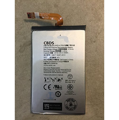 CBDS  2516Mah, 9.56 Wh Replacement Battery - Compatible With Blackberry Q20 Classic Sqc100-1